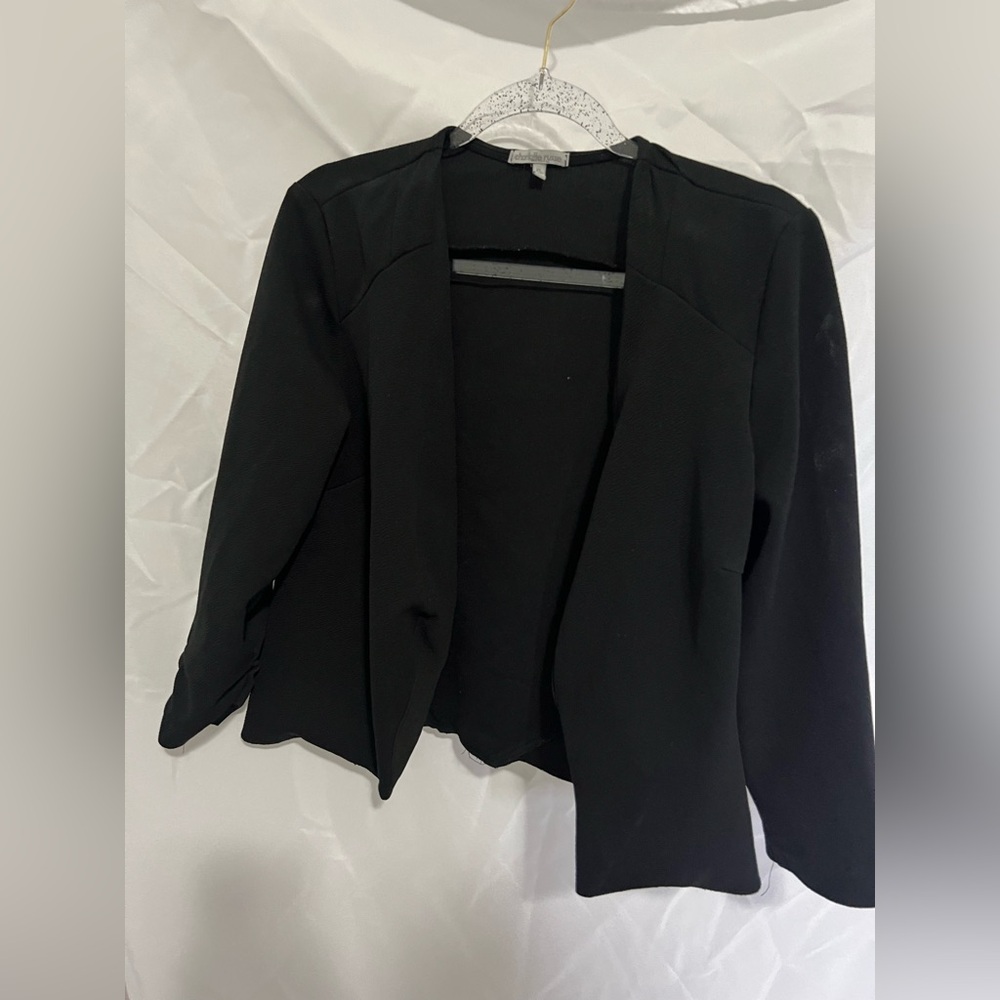 Black cardigan